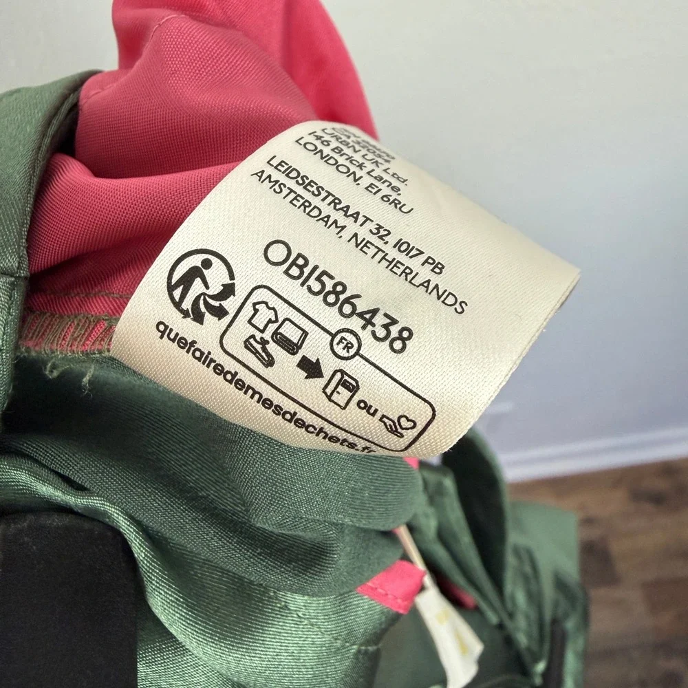 Anthropologie Maeve Parachute Satin Jogger Belted Green Pants  Size 2 - Picture 10 of 11